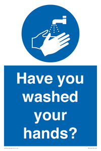 Have you washed your hands?